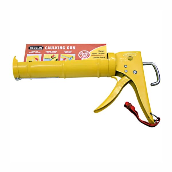 CAULKING GUN YELLOW COATED H/DUTY