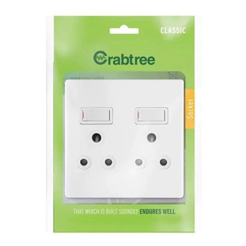 CRABTREE DOUBLE WALL SOCKET