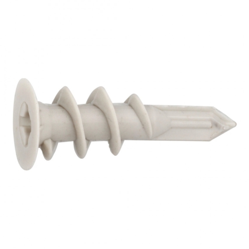 DRYWALL PLUG NYLON 3FIN 30mm (PACK QTY: 2)