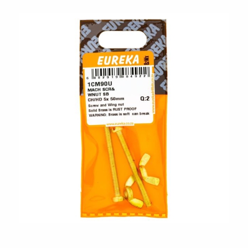 MACH SCR&NUT SB CH/HD 5x20mm (PACK QTY: 4)