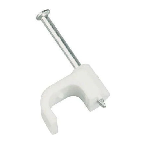 CABLE CLIP FLAT 10mm-2.5mm TWN (PACK QTY: 20)