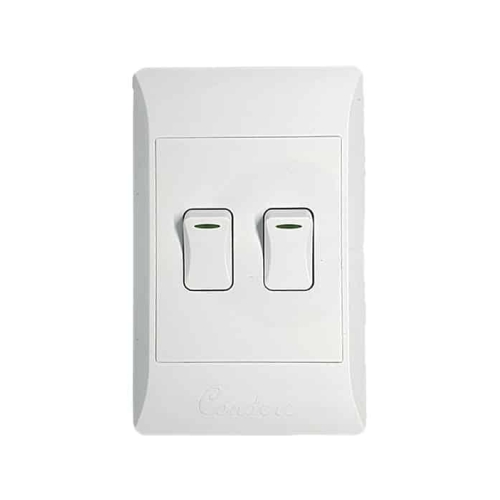 2X4 2LEVER 1WAY SWITCH