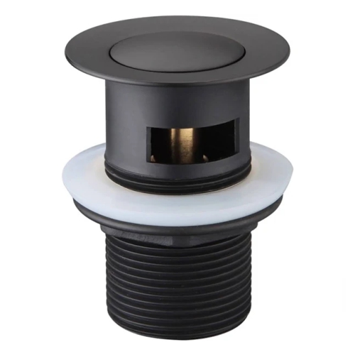 BRASS UNSLOTTED POP UP MATT BLACK