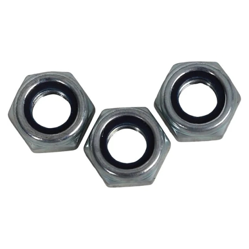 NUT NYLOCK ZN PLATED 10mm M10 (PACK QTY: 10)