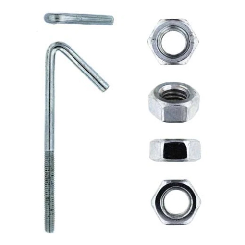 HOOK BOLT & NUT ZP 6x90mm (PACK QTY: 15)