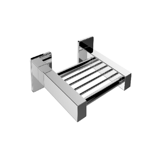 SQUARE SOAP BASKET CHROME