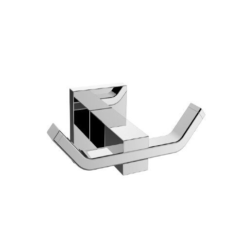 DOUBLE ROBE HOOK CHROME