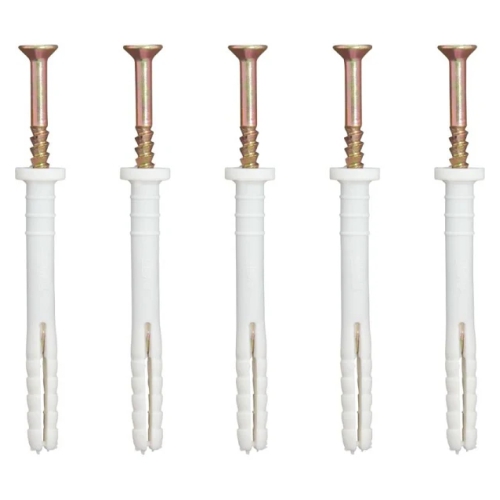 NAIL IN WHITE RIMMED 8x60mm (PACK QTY: 250)