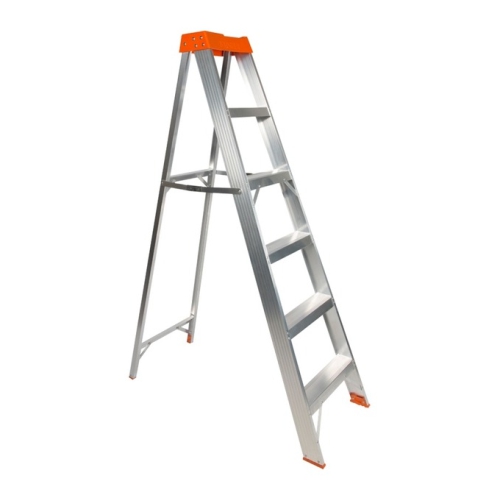 6 STEP A-FRAME ALUMINIUM LADDER