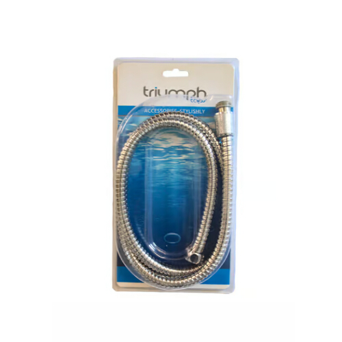1.5M SHOWER HOSE DBL LOCK BRS CP