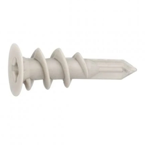 DRYWALL PLUG NYLON 3FIN 30mm (PACK QTY: 50)