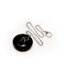 BASIN PLUG AND CHAIN BLACK