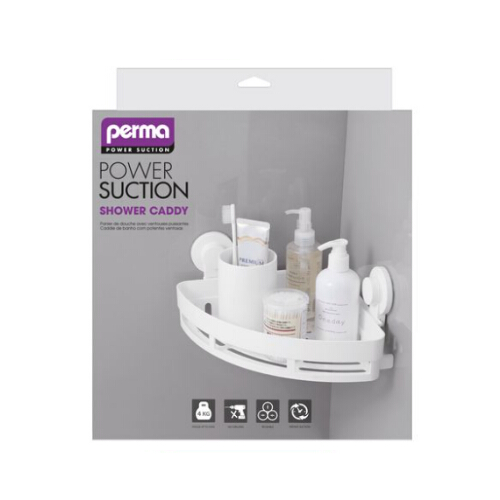 SUCTION CORNER SHOWER CADDY