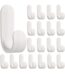 ADHESIVE ROBE HOOK WHITE
