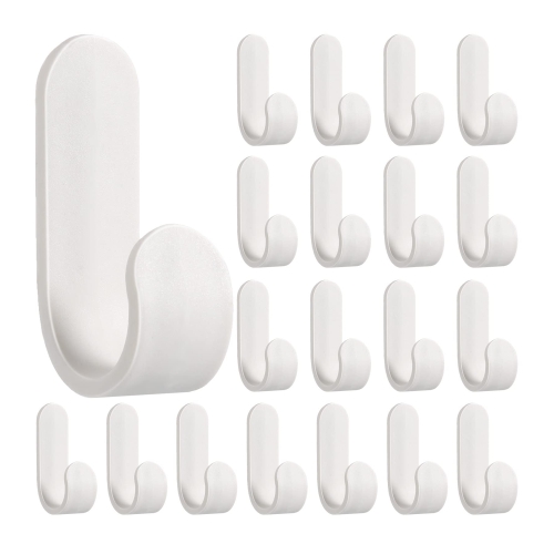 ADHESIVE ROBE HOOK WHITE