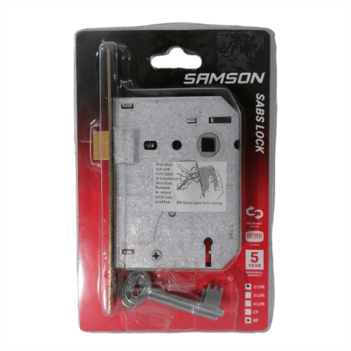 76MM SAMSON LOCK CUPBOARD 2L BP