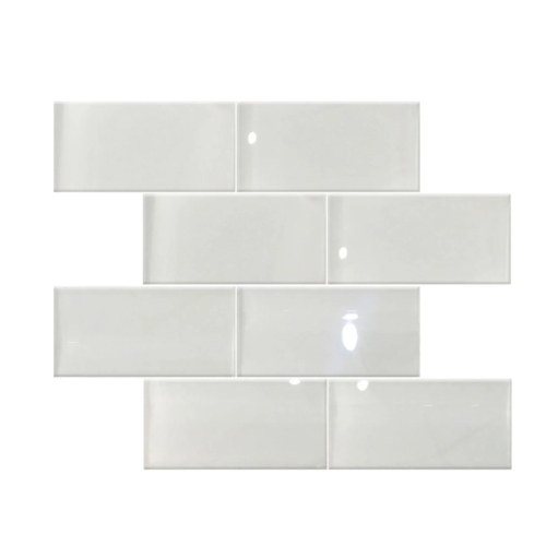 METRO WHIT MARBLE GLASS