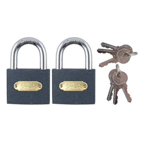 PADLOCK IRN KEY ALIKE 60mm (PACK QTY: 2)