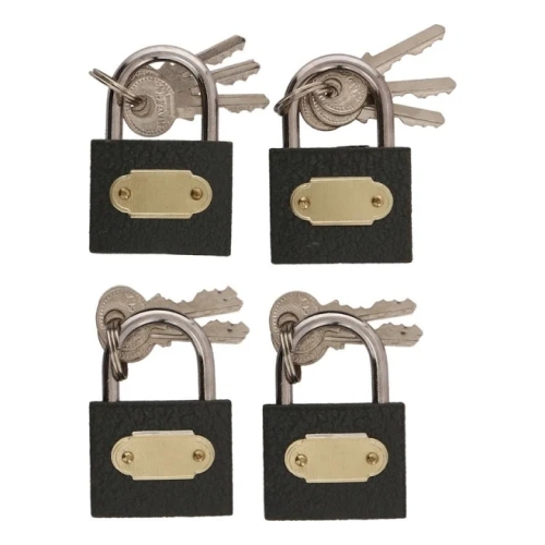 PADLOCK IRN KEY ALIKE 38mm (PACK QTY: 4)