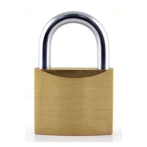PADLOCK BRASS ECONO K/A 38mm (PACK QTY: 2)