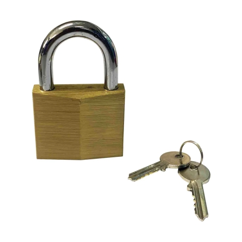 PADLOCK BRASS 60mm (PACK QTY: 1)
