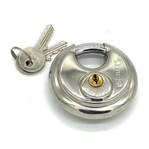 DISCUS LOCK KEY ALKE S/S 70mm (PACK QTY: 3)