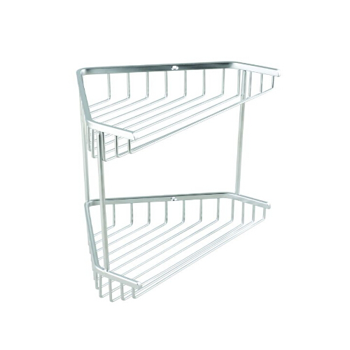 DOUBLE CORNER CADDY S/STEEL