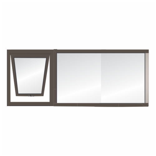 1500X600 1V ALUM BRNZ WINDOW NOVA