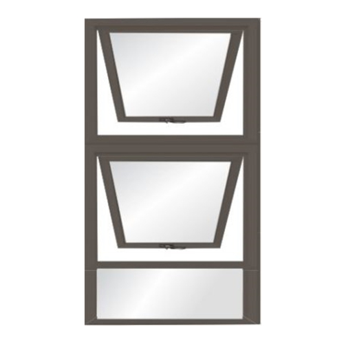 1500X900 ALUM BRONZE WINDOW TWICE OPEN