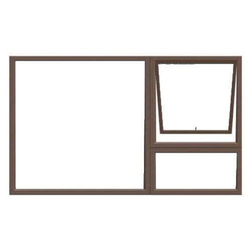 ALU WINDOW PT159 OPEN 1 BRZ