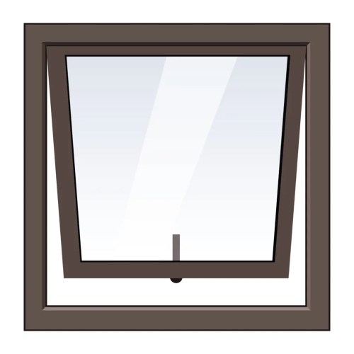 600X600 OBS ALUM.BRONZE/NAT WINDOW