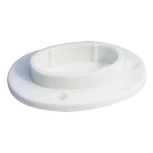 PVC OVAL BRACKET WHT