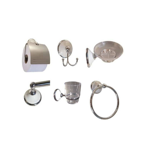 6PCE ROMAN BATHROOM SET CP