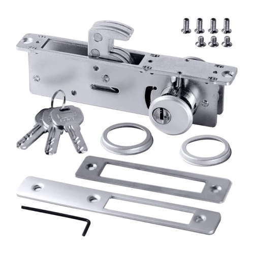 ROCCA 2LEVER MORTICE CP 2TONE