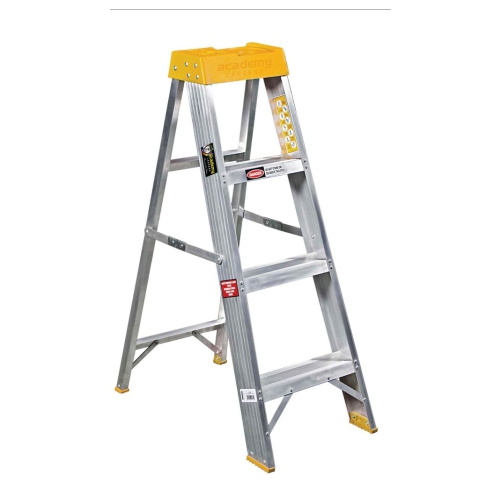 4 STEP ALUMINIUM LADDER L/DUTY 95KG