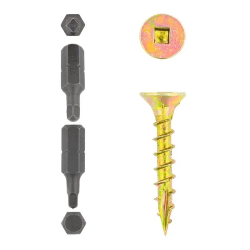 CUT-SCR SMTH SHK YP 3.5x40mm (PACK QTY: 500)