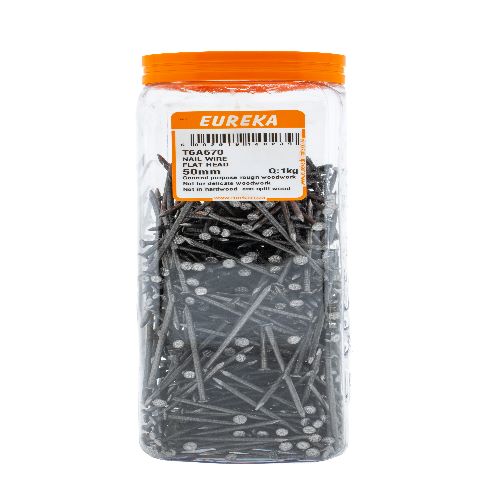 NAIL WIRE FLAT HEAD 50mm (PACK QTY: 1kg)