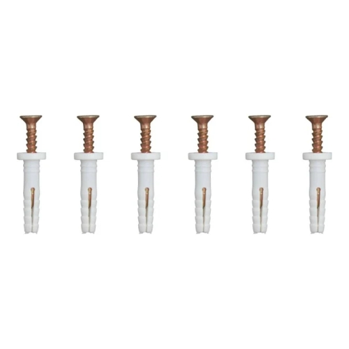 NAIL IN WHITE RIMMED 6x45mm (PACK QTY: 120)