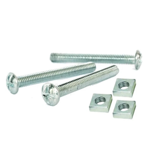 CUP SQ ZP BLT & NUT 10x90mm (PACK QTY: 25)