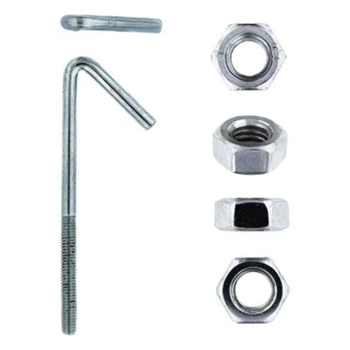 HOOK BOLT & NUT ZP 6x90mm (PACK QTY: 50)